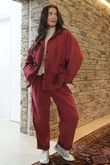 Mercer Soft Twill Jacket Sangria /5/5 =